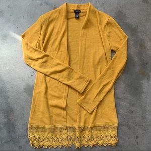 rue21 women’s open front cardigan